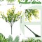 12 Bundles Artificial Outdoor Flowers UV Resistant Faux Plants Shrubs Bulk Set, Colorful Daffodils Boxwood Plastic Hanging Planter Porch Window Spring Summer Home Garden Decor